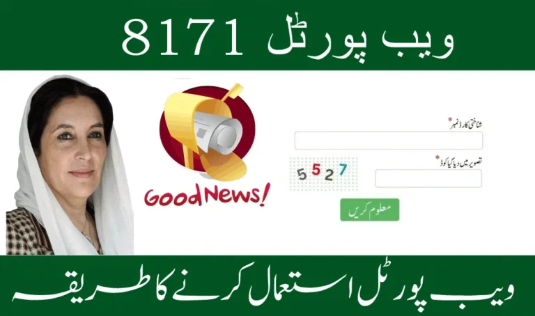 How to Use 8171 Web Portal