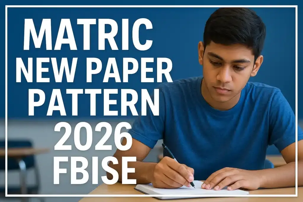 Matric New Paper Pattern 2026 FBISE | Complete Guide