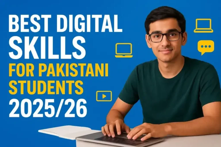 Best Digital Skills for Pakistani Students 2025/26