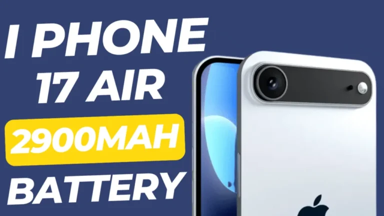 iPhone 17 Air Reportedly Features a 2900 mAh Battery
