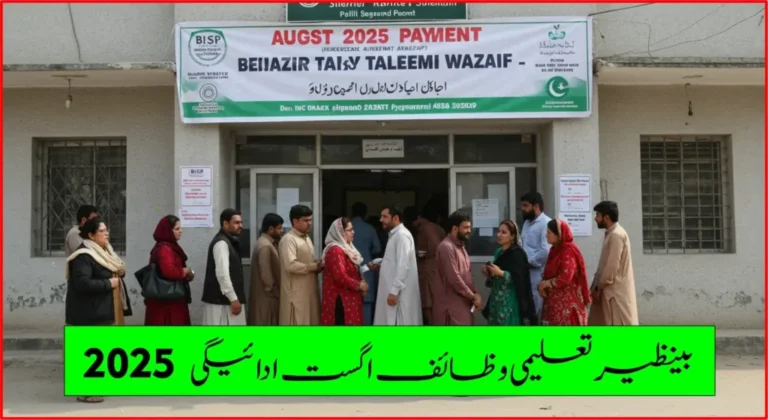 Benazir Taleemi Wazaif August 2025 Payment | Complete Guide