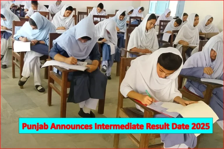 Punjab Announces Intermediate Result Date 2025
