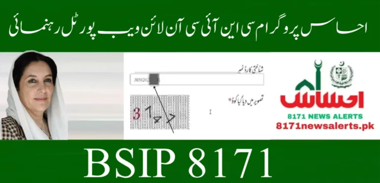 8171 Ehsaas Program Check CNIC Online Web Portal Guide