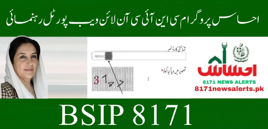 8171 Ehsaas Program Check CNIC Online Web Portal Guide