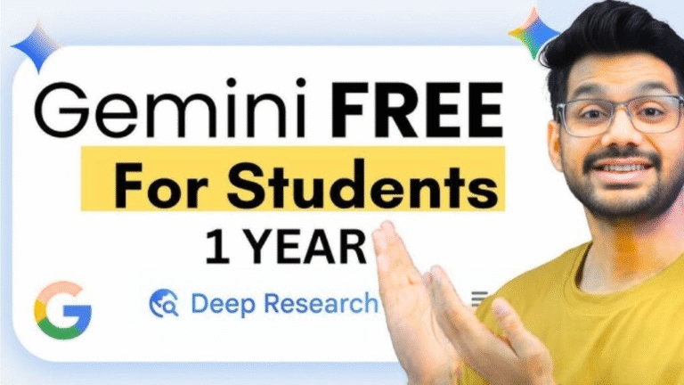 Gemini AI Student Offer 2025 free premium access for Indian students before 15 September