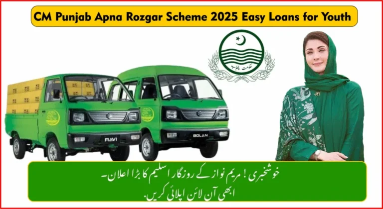 CM Punjab Apna Rozgar Scheme 2025 Easy Loans for Youth