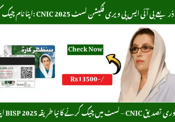 BISP Verification List 2025 Official Update