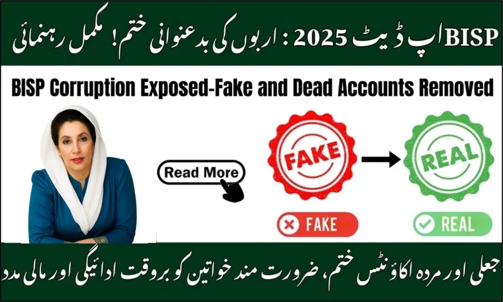 BISP Corruption Cleanup & Eligibility Check 2025